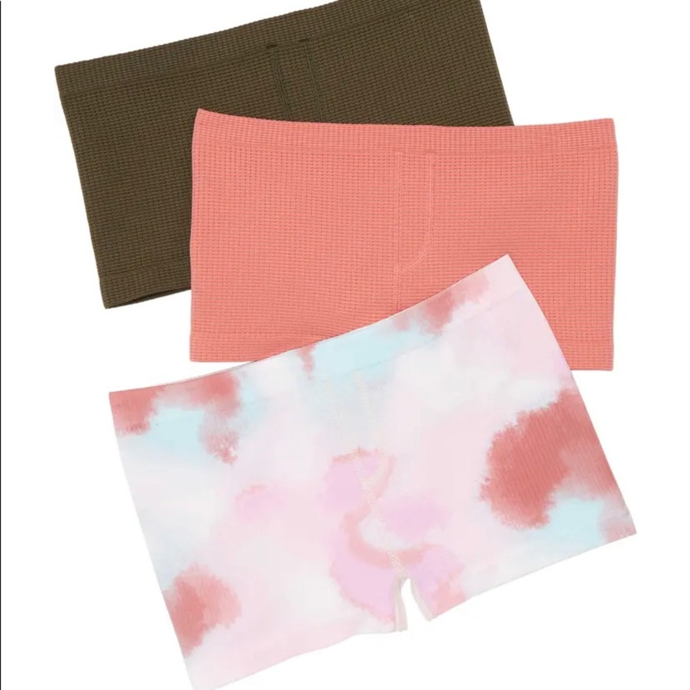 Treasure & Bond Kids' 3-Pack Seamless Assorted Short Briefs Sz L(14)